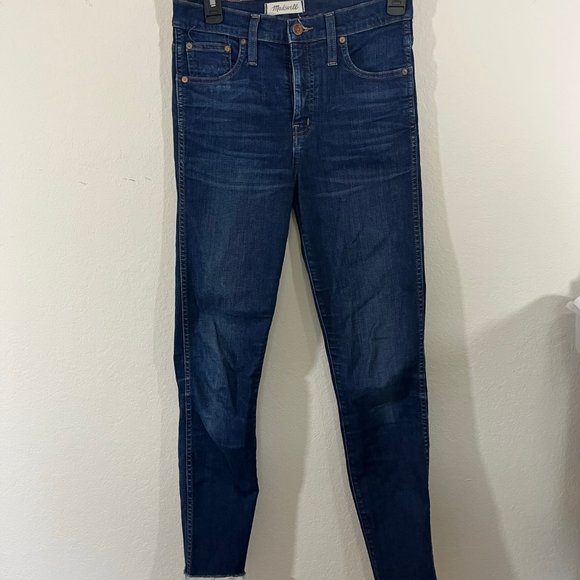 Madewell Bundle of 2 High Rise Black and Blue Skinny Jeans Size 26 - Picture 3 of 14